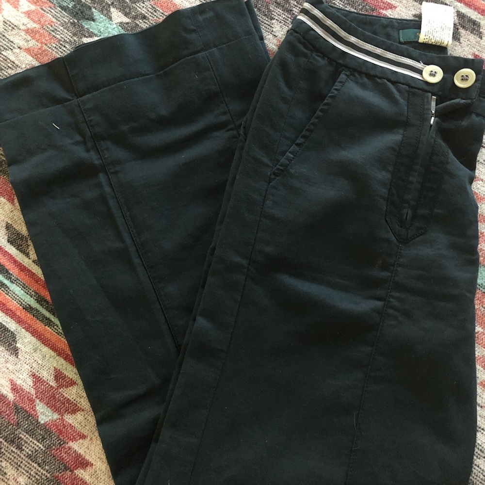 Anthropologie size 2 black sailor pants